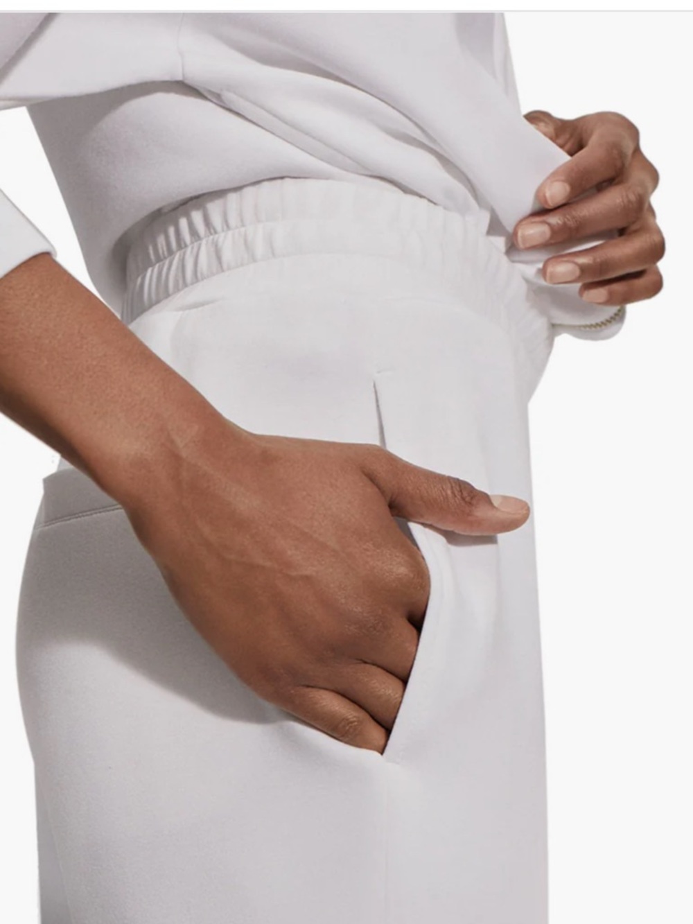 🐼🐓🐑🍦Varley’s Women's White Jogger Pants - - Picture 16 of 17